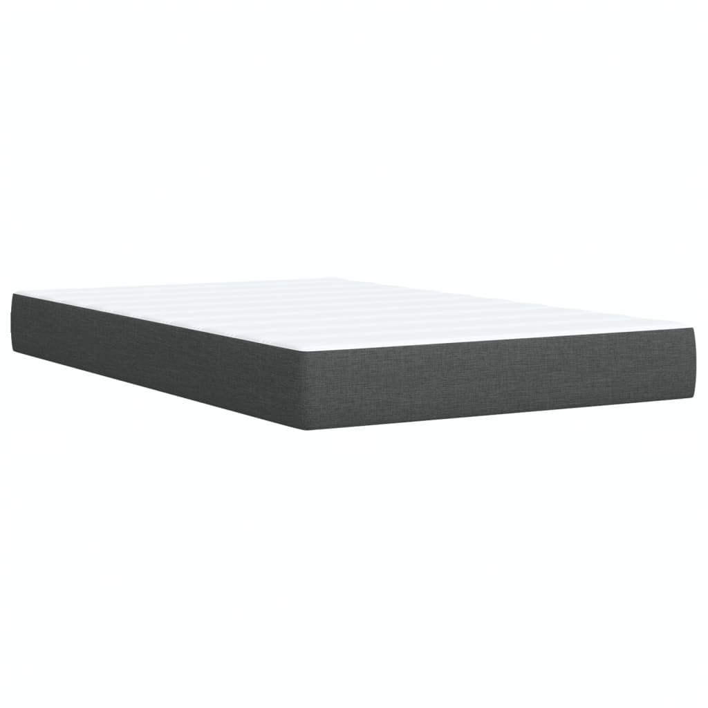 Boxspring met matras stof donkergrijs 120x200 cm is nu te koop bij PeponiXL, paradijselijk wonen!