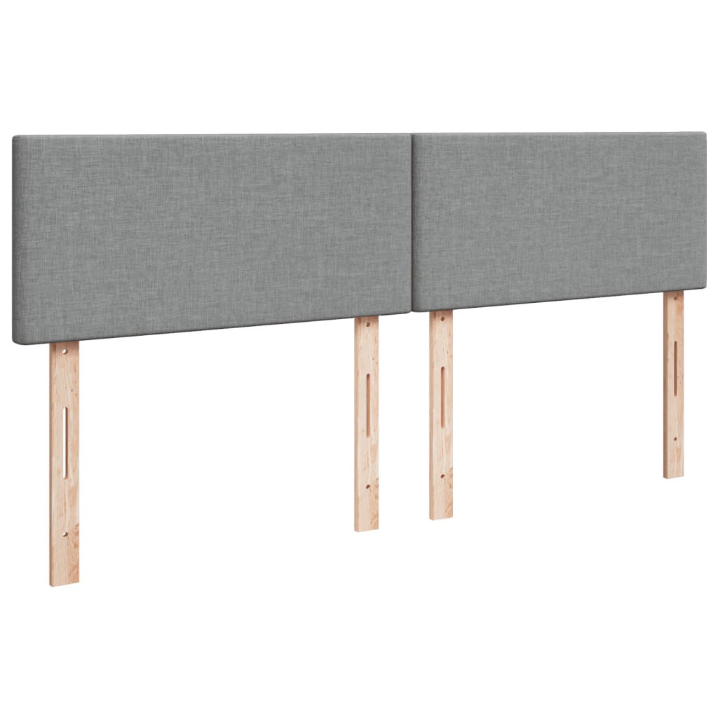 Boxspring met matras stof lichtgrijs 180x200 cm is nu te koop bij PeponiXL, paradijselijk wonen!
