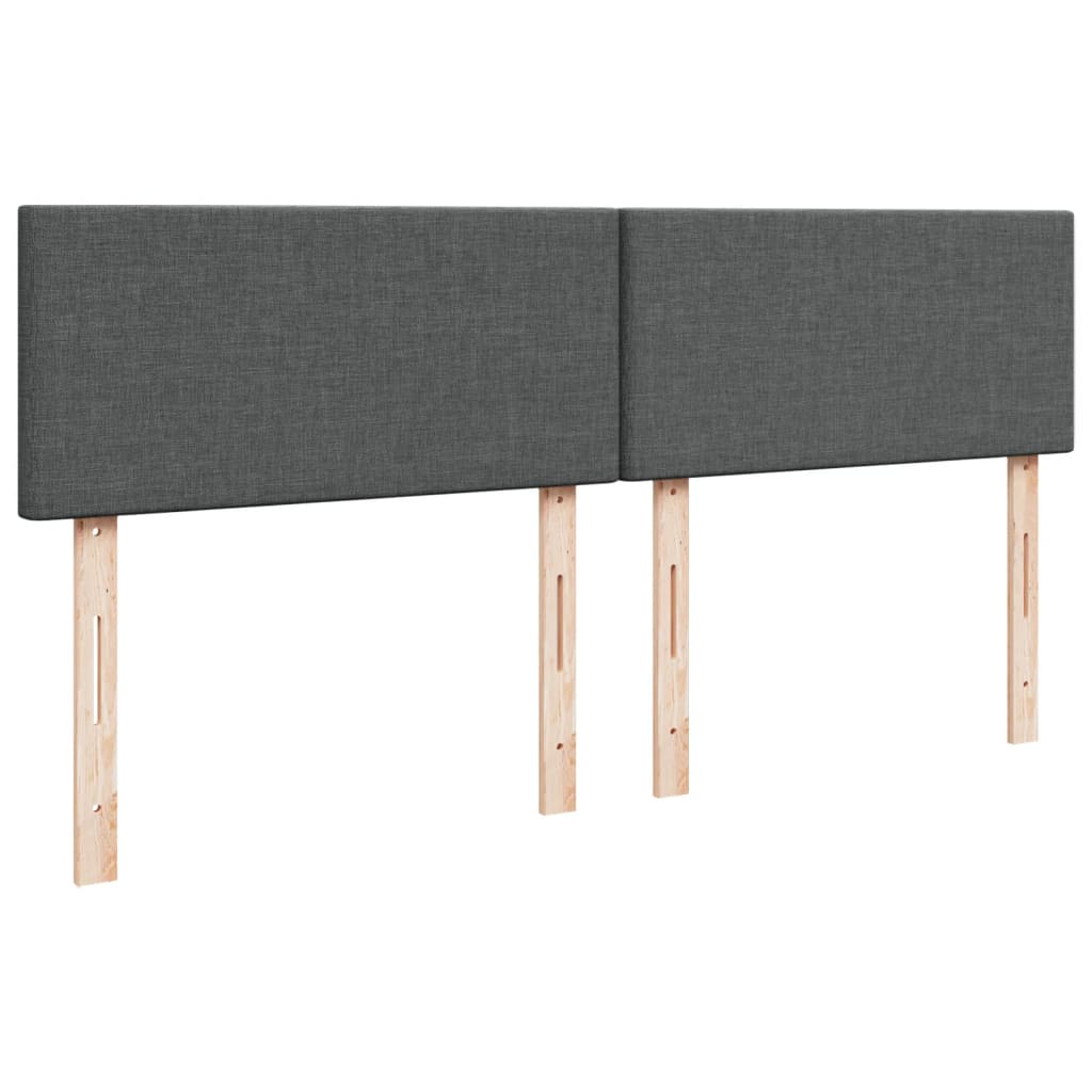 Boxspring met matras stof donkergrijs 180x200 cm is nu te koop bij PeponiXL, paradijselijk wonen!