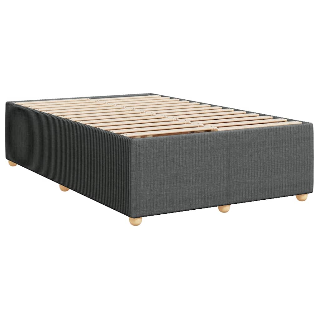 Boxspring met matras stof donkergrijs 120x190 cm is nu te koop bij PeponiXL, paradijselijk wonen!