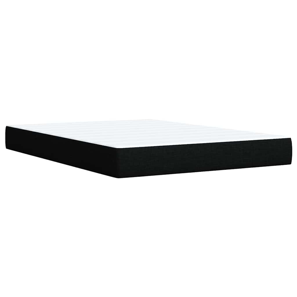 Boxspring met matras stof zwart 140x190 cm is nu te koop bij PeponiXL, paradijselijk wonen!