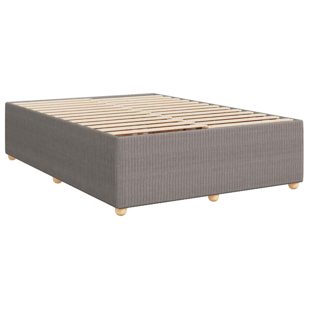 Boxspring met matras stof taupe 160x200 cm is nu te koop bij PeponiXL, paradijselijk wonen!