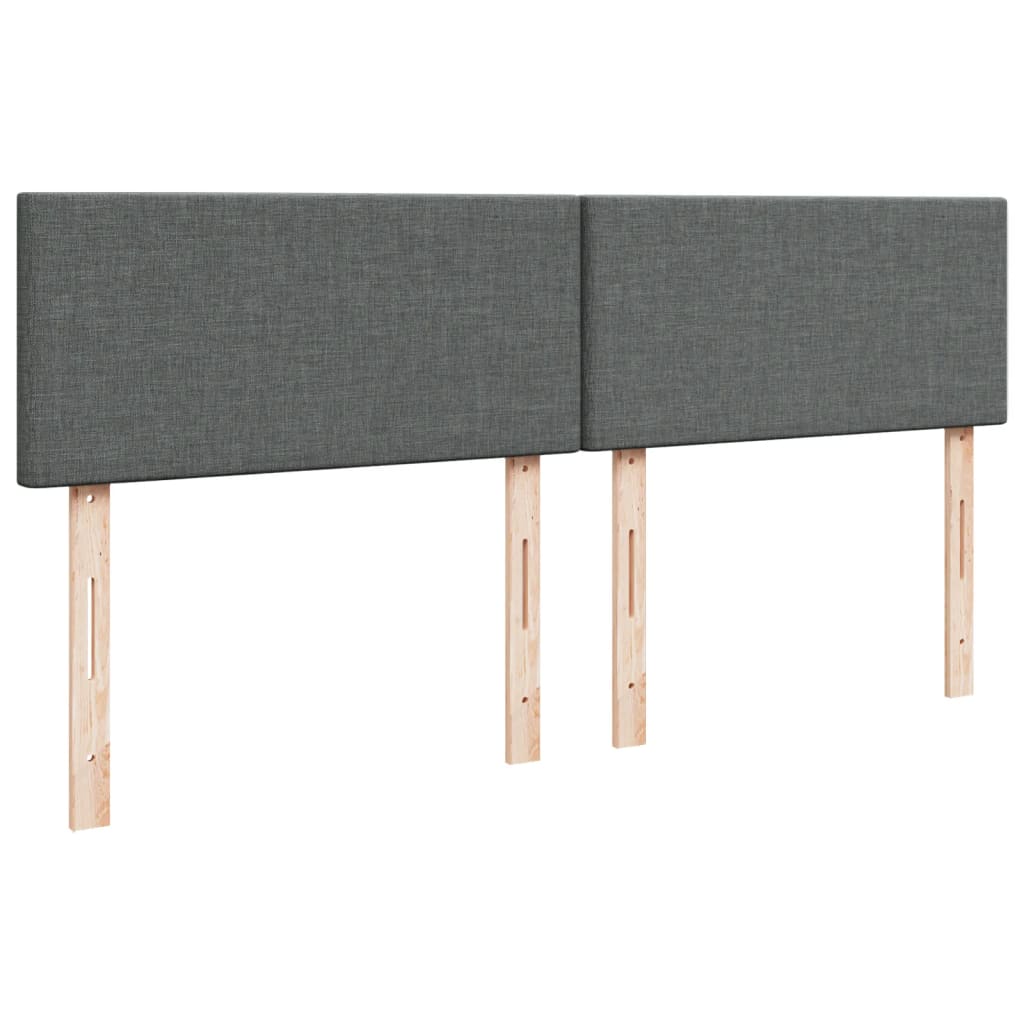 Boxspring met matras stof donkergrijs 180x200 cm is nu te koop bij PeponiXL, paradijselijk wonen!