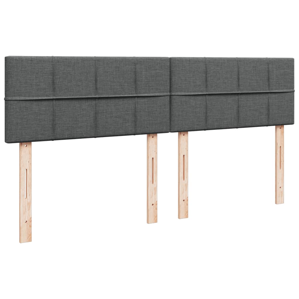 Boxspring met matras stof donkergrijs 180x200 cm is nu te koop bij PeponiXL, paradijselijk wonen!