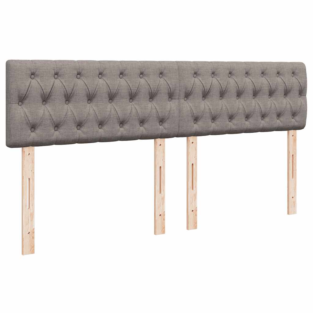 Boxspring met matras stof taupe 180x200 cm is nu te koop bij PeponiXL, paradijselijk wonen!