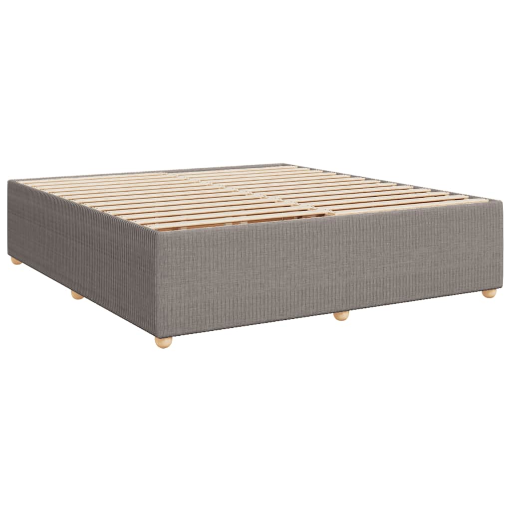 Boxspring met matras stof taupe 180x200 cm is nu te koop bij PeponiXL, paradijselijk wonen!