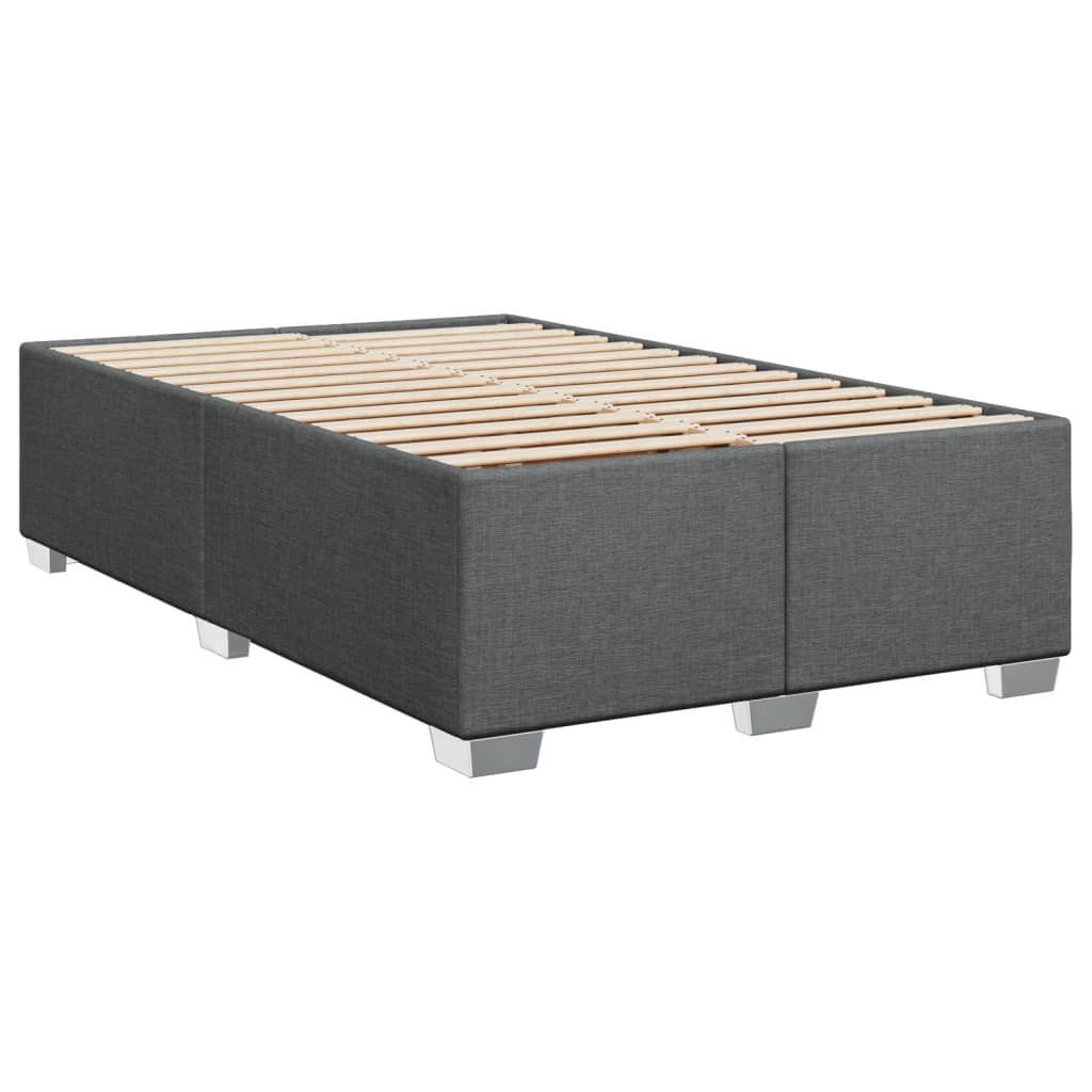 Boxspring met matras stof donkergrijs 80x200 cm is nu te koop bij PeponiXL, paradijselijk wonen!