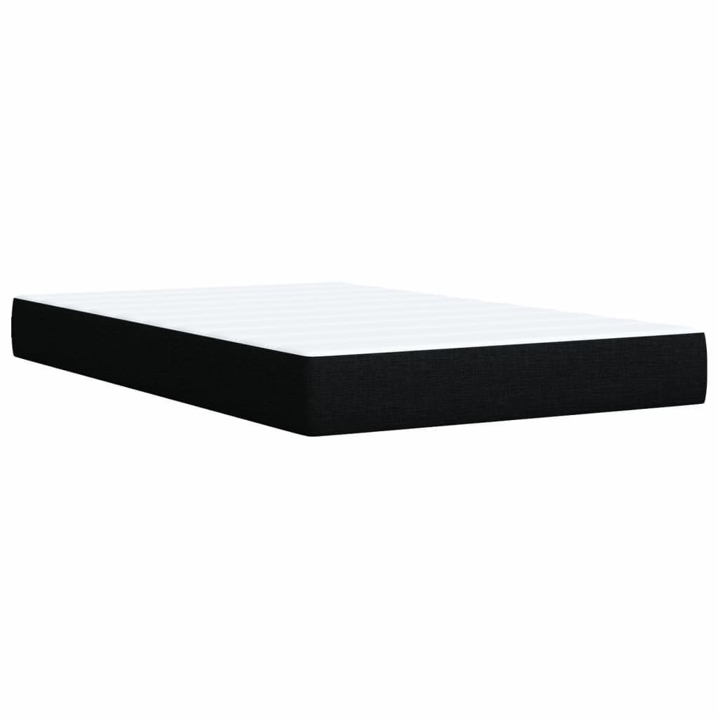 Boxspring met matras stof zwart 100x200 cm is nu te koop bij PeponiXL, paradijselijk wonen!