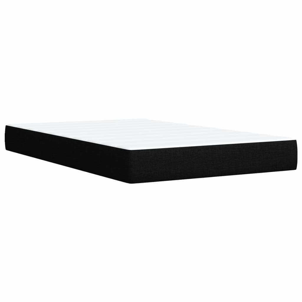 Boxspring met matras stof zwart 120x190 cm is nu te koop bij PeponiXL, paradijselijk wonen!