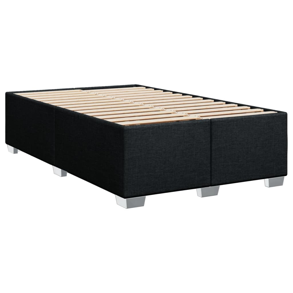 Boxspring met matras stof zwart 120x190 cm is nu te koop bij PeponiXL, paradijselijk wonen!