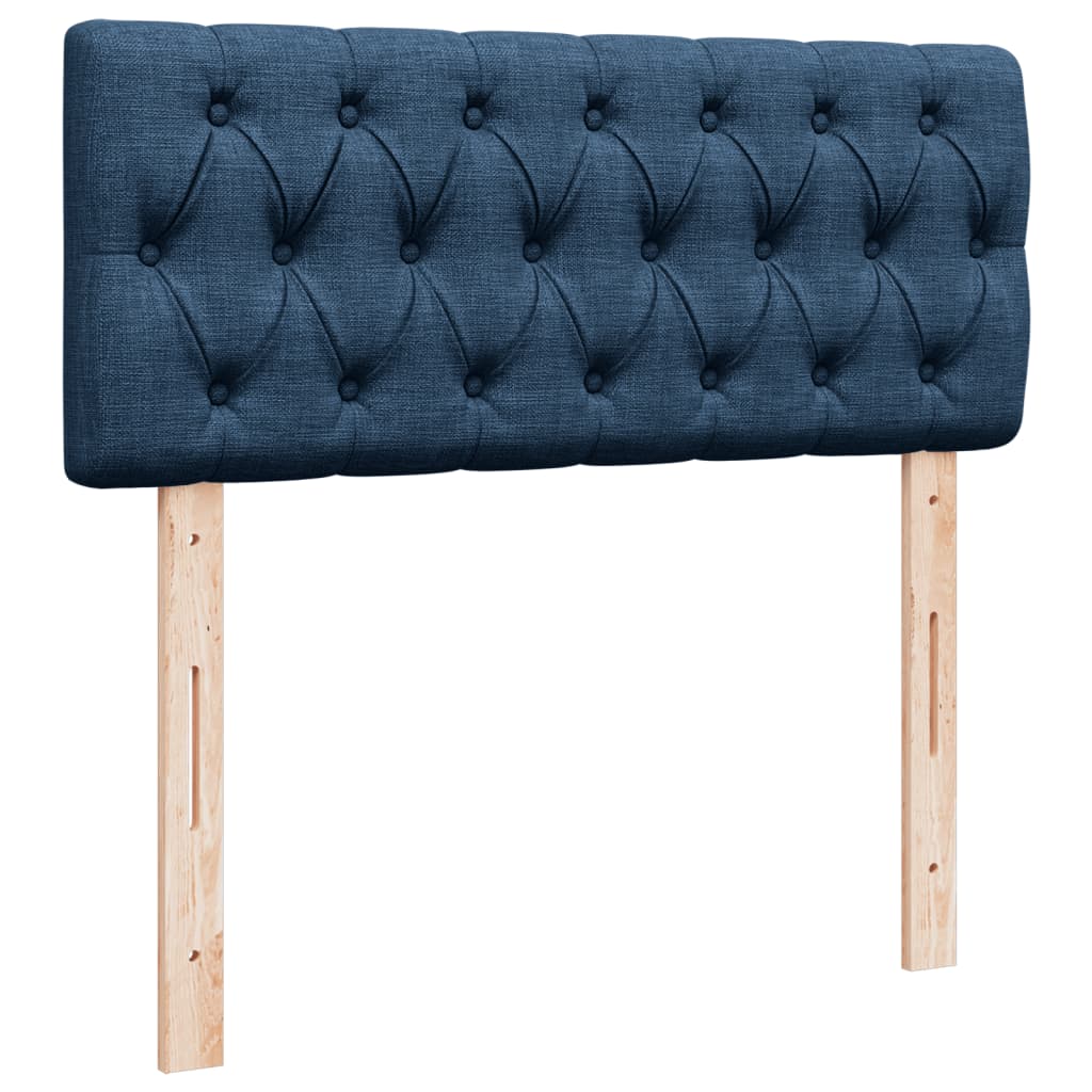 Boxspring met matras stof blauw 120x200 cm is nu te koop bij PeponiXL, paradijselijk wonen!
