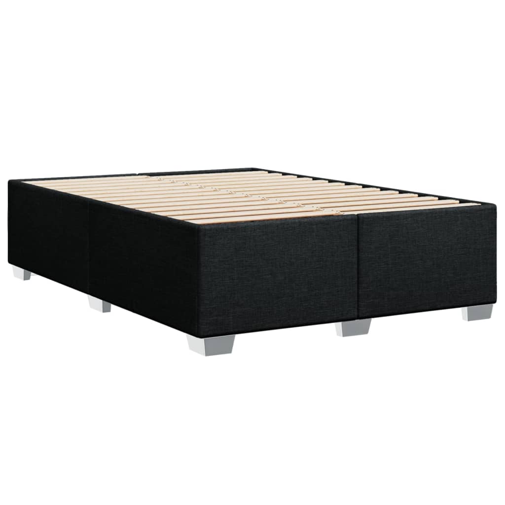 Boxspring met matras stof zwart 160x200 cm is nu te koop bij PeponiXL, paradijselijk wonen!