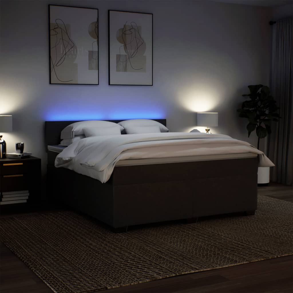 Boxspring met matras stof lichtgrijs 180x200 cm is nu te koop bij PeponiXL, paradijselijk wonen!