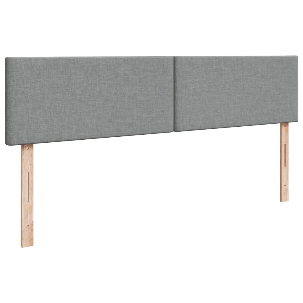 Boxspring met matras stof lichtgrijs 180x200 cm is nu te koop bij PeponiXL, paradijselijk wonen!