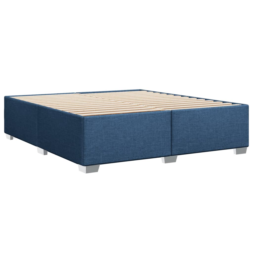 Boxspring met matras stof blauw 180x200 cm is nu te koop bij PeponiXL, paradijselijk wonen!