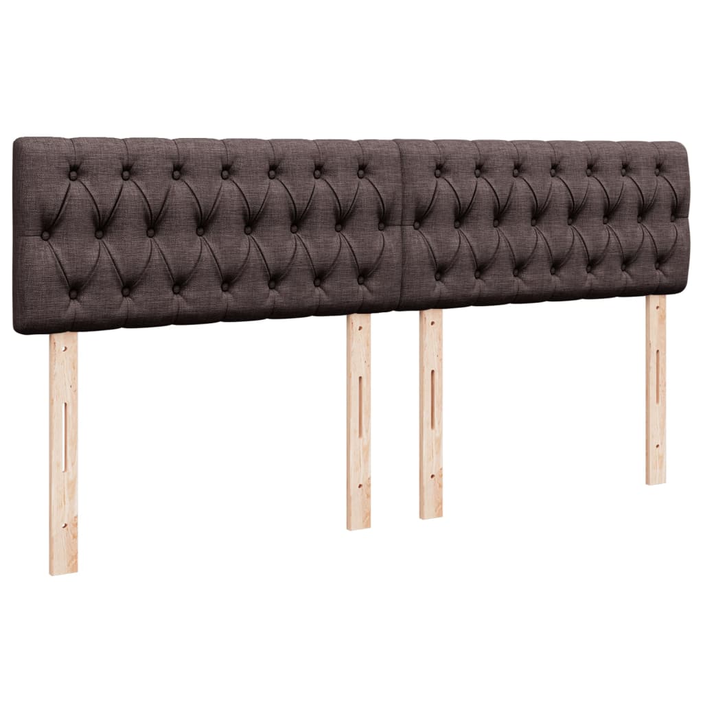 Boxspring met matras stof donkerbruin 180x200 cm is nu te koop bij PeponiXL, paradijselijk wonen!