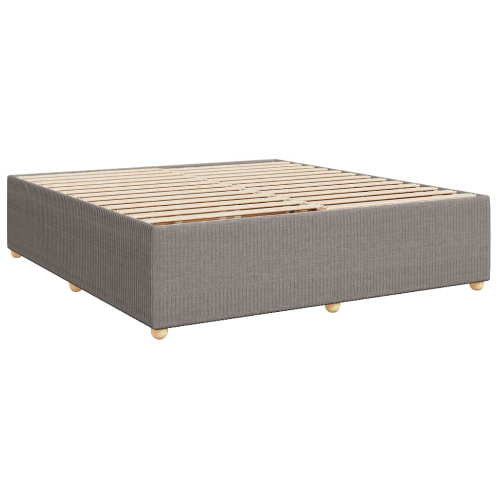 Boxspring met matras stof taupe 180x200 cm is nu te koop bij PeponiXL, paradijselijk wonen!