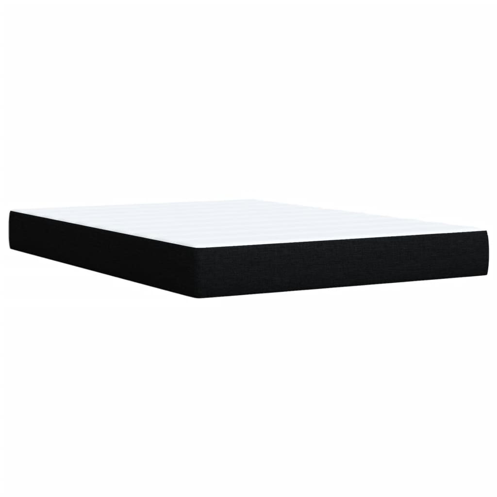Boxspring met matras stof zwart 140x200 cm is nu te koop bij PeponiXL, paradijselijk wonen!