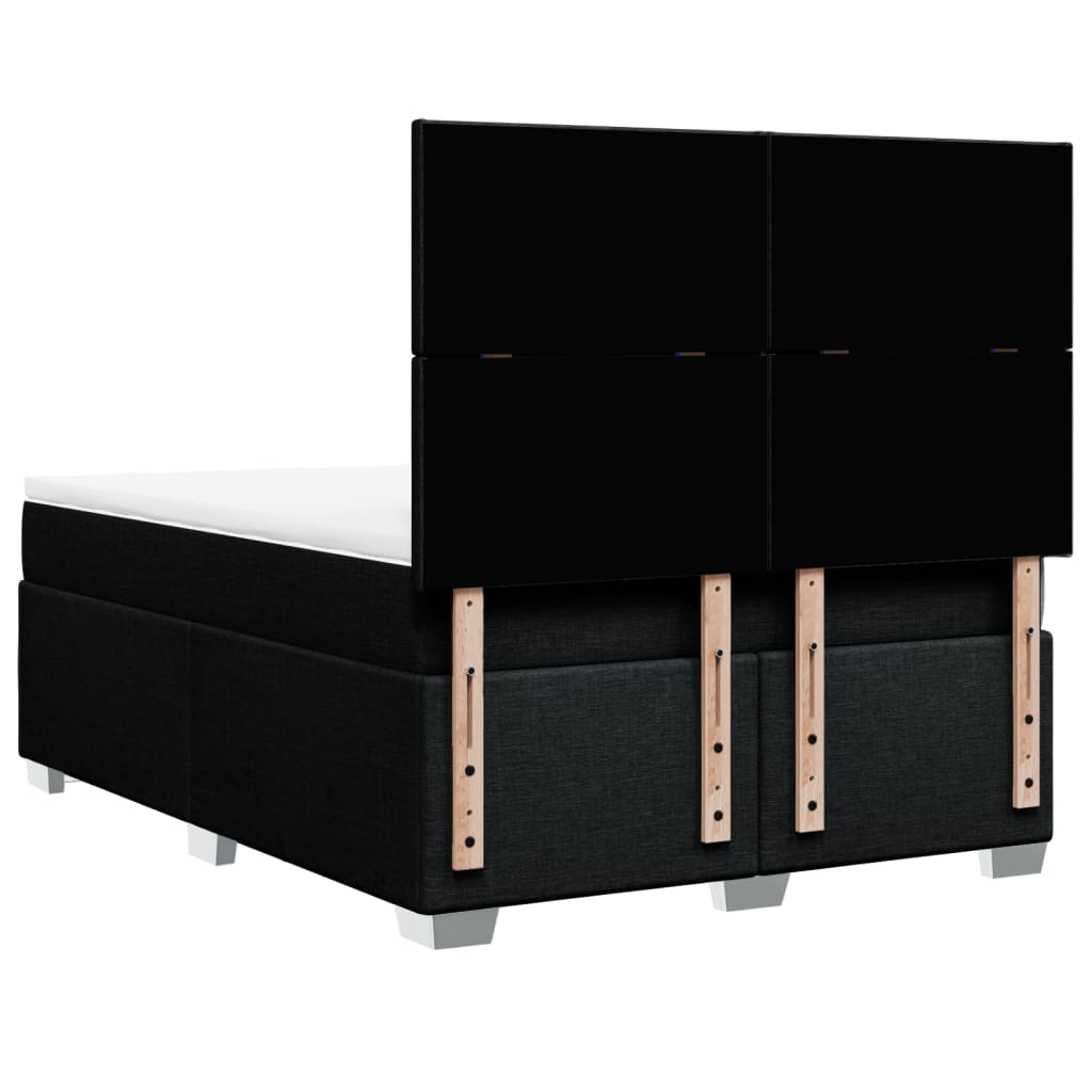 Boxspring met matras stof zwart 160x200 cm is nu te koop bij PeponiXL, paradijselijk wonen!