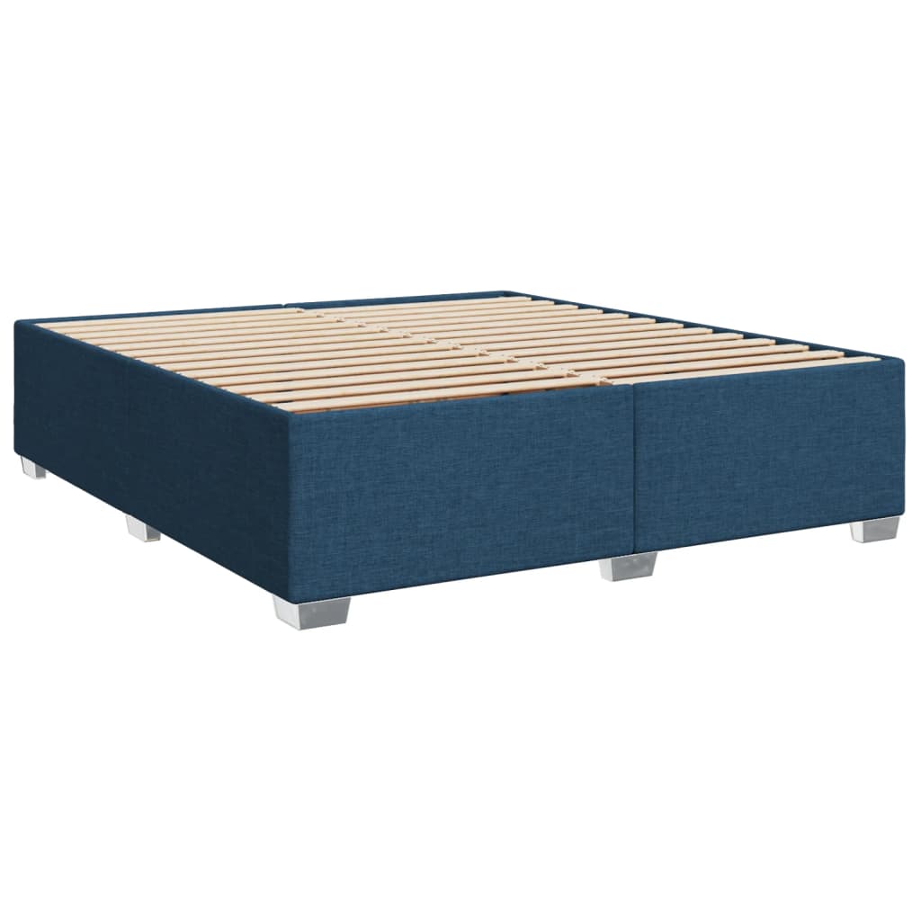 Boxspring met matras stof blauw 180x200 cm is nu te koop bij PeponiXL, paradijselijk wonen!
