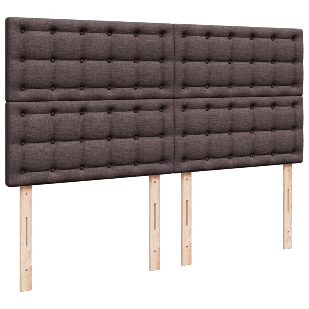 Boxspring met matras stof donkerbruin 180x200 cm is nu te koop bij PeponiXL, paradijselijk wonen!