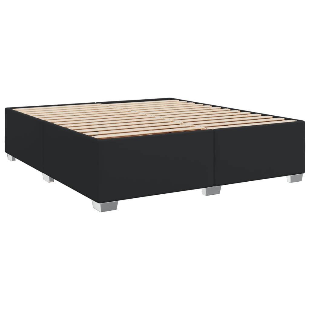Boxspring met matras kunstleer zwart 180x200 cm is nu te koop bij PeponiXL, paradijselijk wonen!