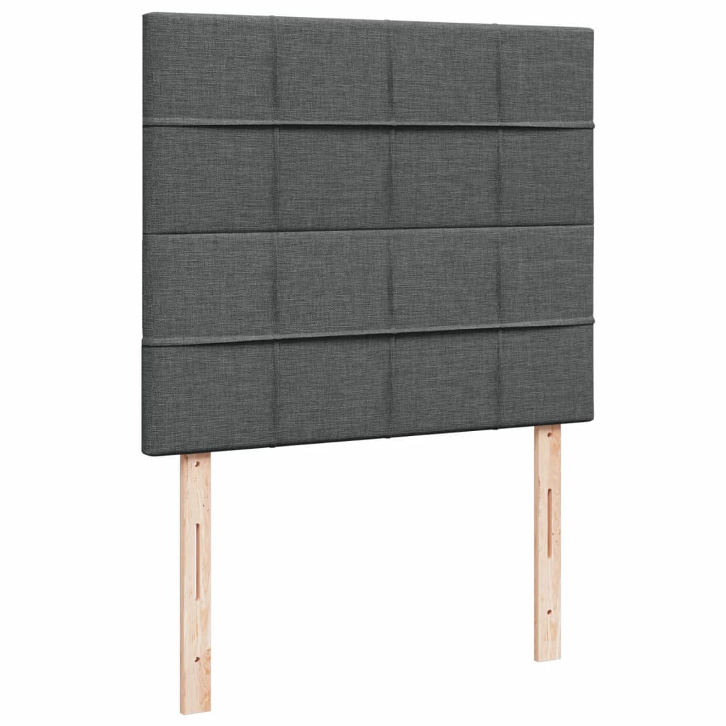 Boxspring met matras stof donkergrijs 120x200 cm is nu te koop bij PeponiXL, paradijselijk wonen!
