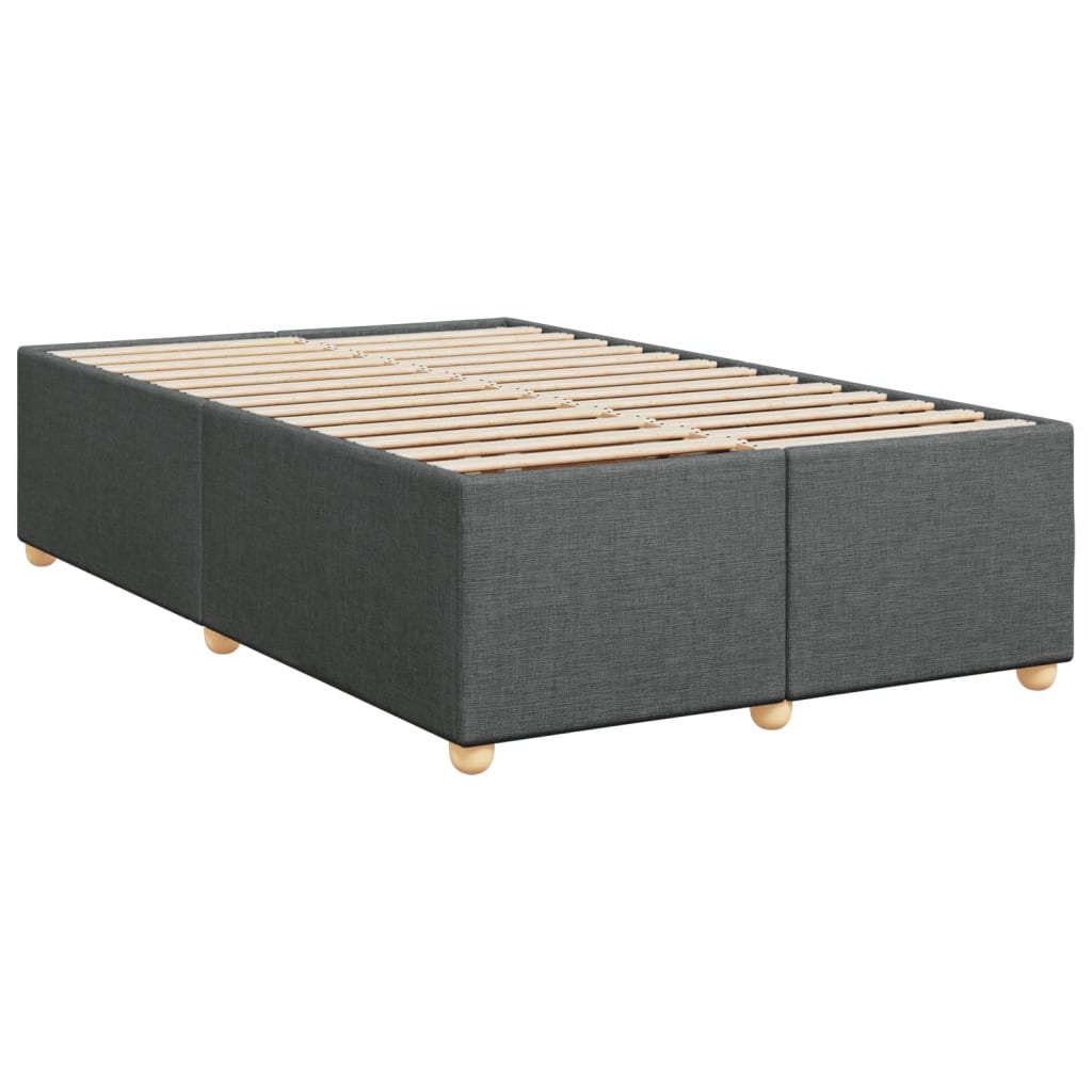 Boxspring met matras stof donkergrijs 120x200 cm is nu te koop bij PeponiXL, paradijselijk wonen!