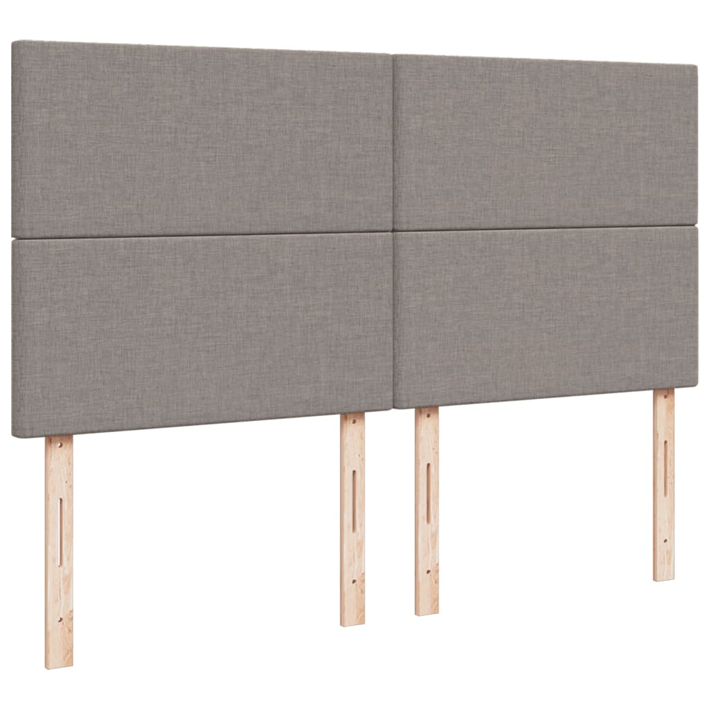 Boxspring met matras stof taupe 180x200 cm is nu te koop bij PeponiXL, paradijselijk wonen!