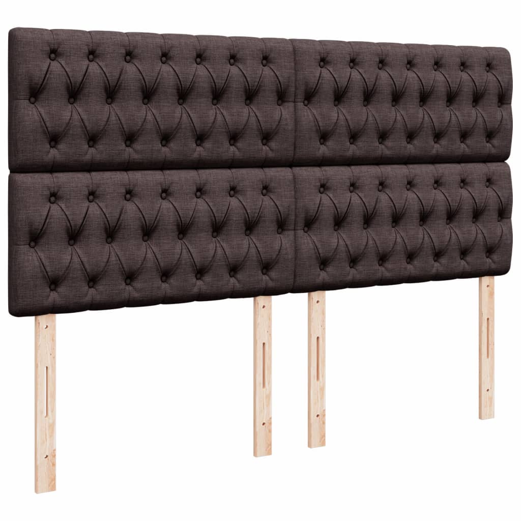 Boxspring met matras stof donkerbruin 180x200 cm is nu te koop bij PeponiXL, paradijselijk wonen!