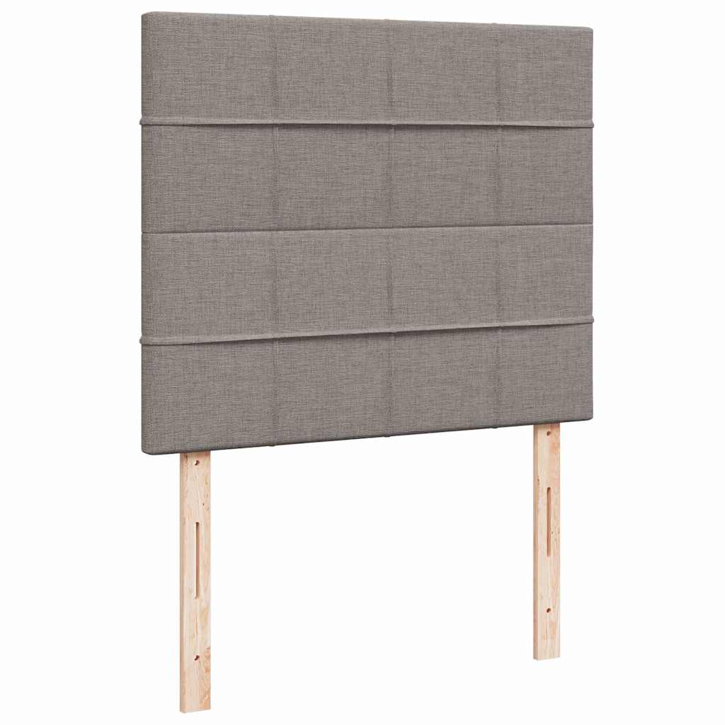 Boxspring met matras stof taupe 120x200 cm is nu te koop bij PeponiXL, paradijselijk wonen!
