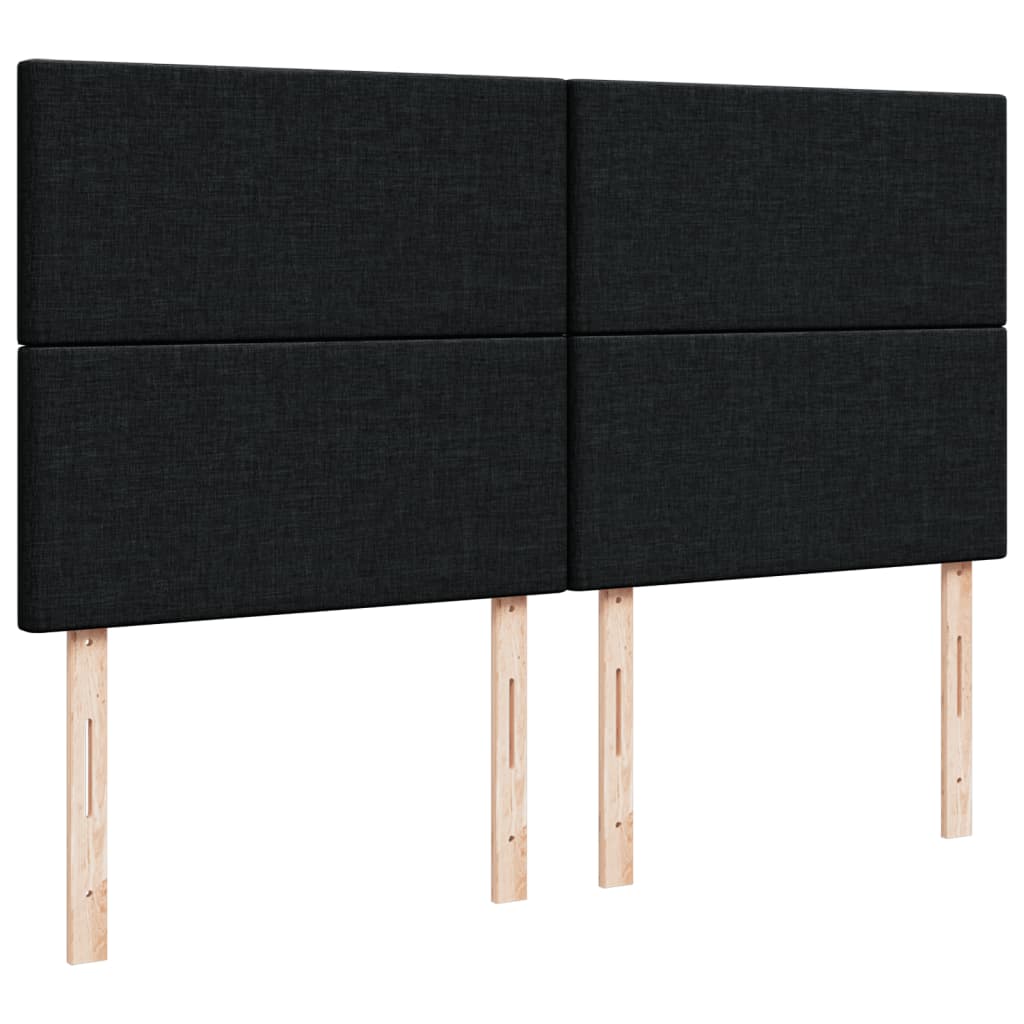 Boxspring met matras stof zwart 180x200 cm is nu te koop bij PeponiXL, paradijselijk wonen!