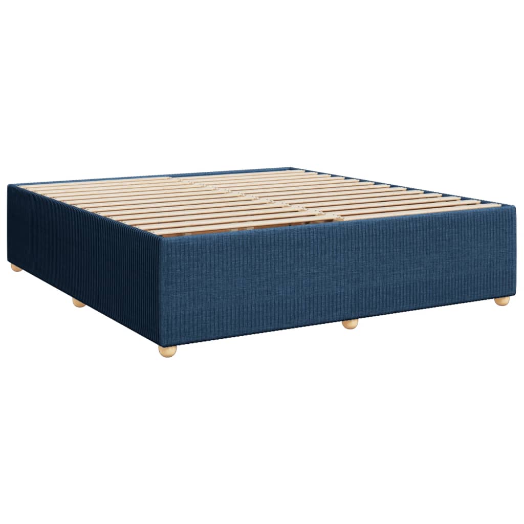 Boxspring met matras stof blauw 180x200 cm is nu te koop bij PeponiXL, paradijselijk wonen!