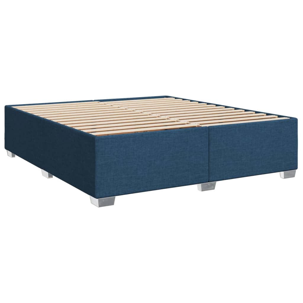 Boxspring met matras stof blauw 180x200 cm is nu te koop bij PeponiXL, paradijselijk wonen!