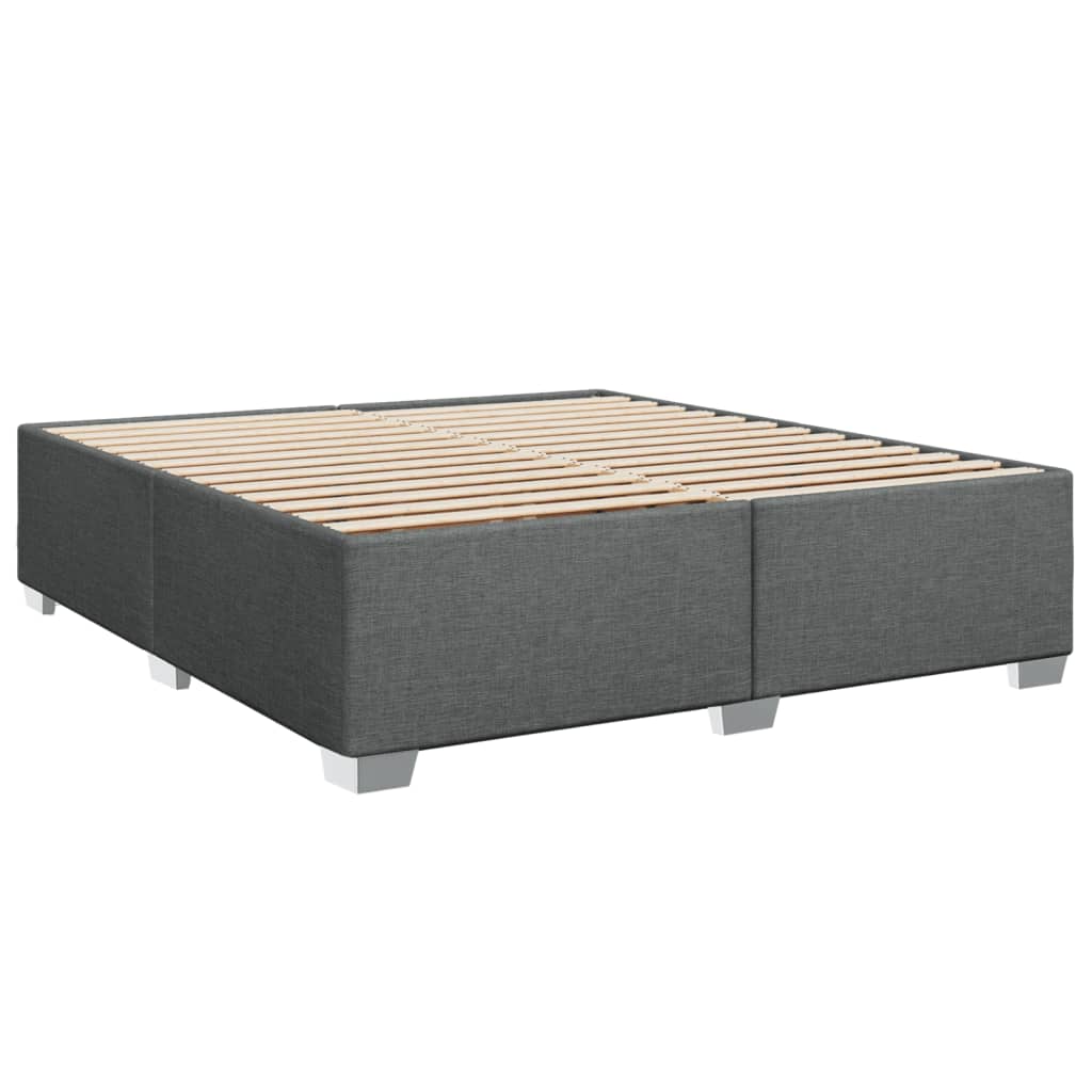 Boxspring met matras stof donkergrijs 180x200 cm is nu te koop bij PeponiXL, paradijselijk wonen!