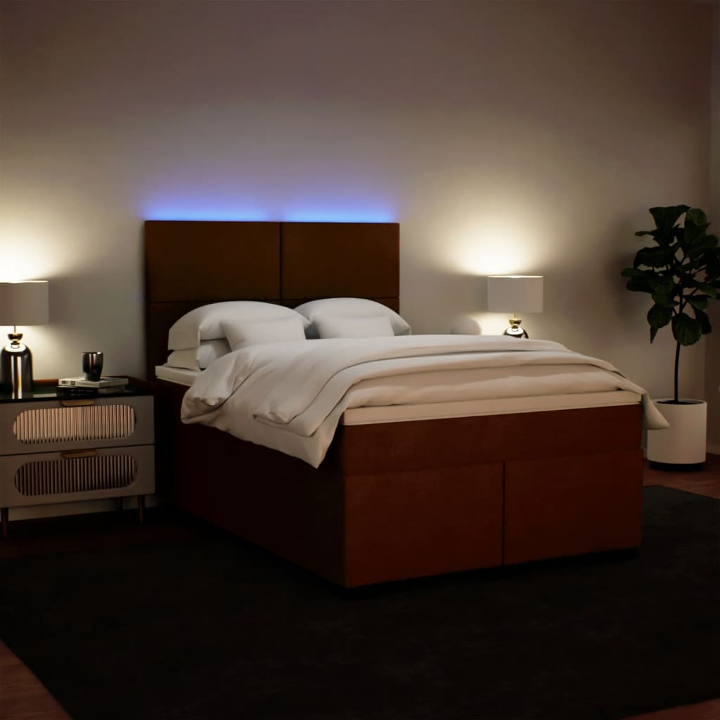 Boxspring met matras fluweel roze 140x200 cm is nu te koop bij PeponiXL, paradijselijk wonen!