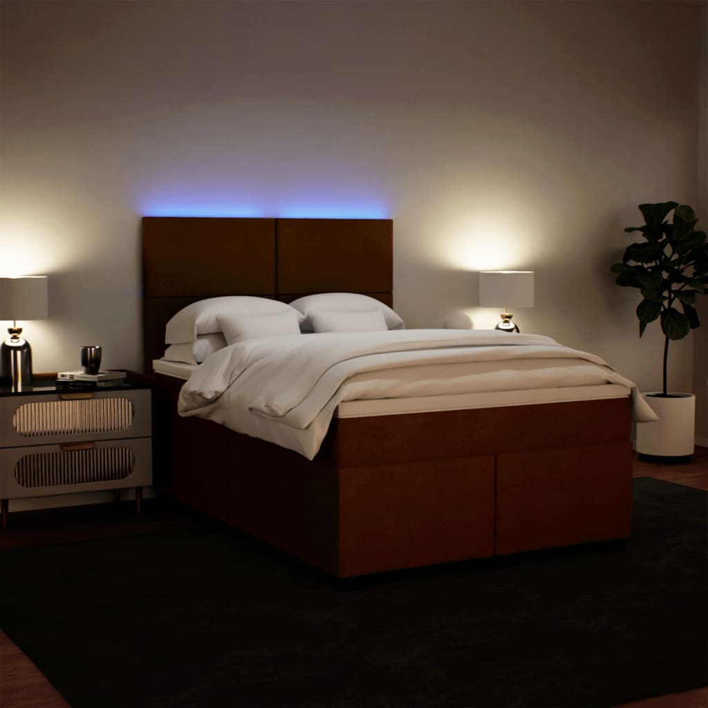 Boxspring met matras fluweel roze 160x200 cm is nu te koop bij PeponiXL, paradijselijk wonen!