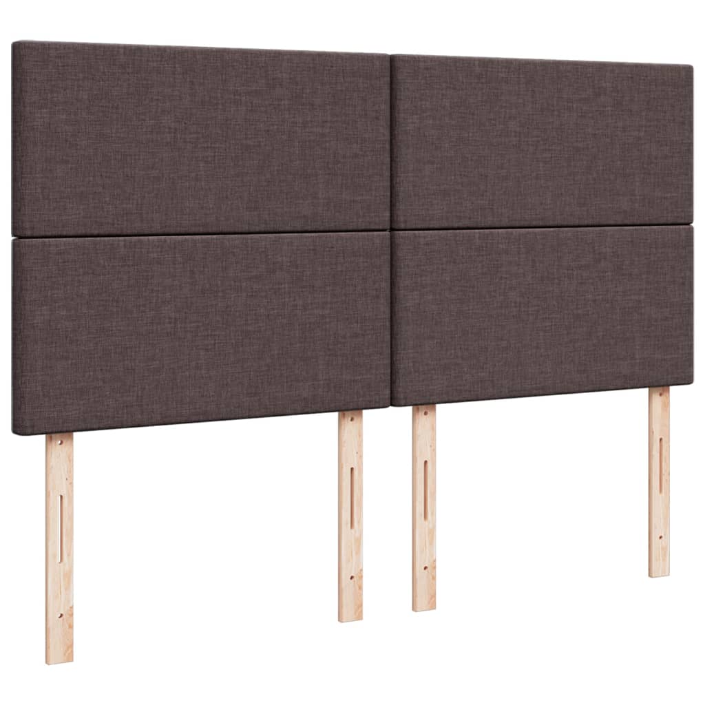 Boxspring met matras stof donkerbruin 180x200 cm is nu te koop bij PeponiXL, paradijselijk wonen!