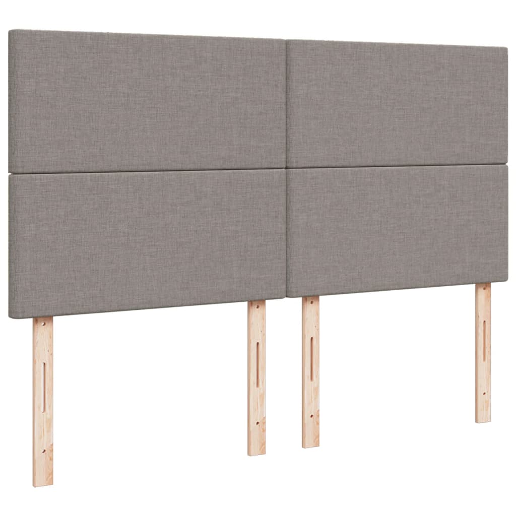 Boxspring met matras stof taupe 180x200 cm is nu te koop bij PeponiXL, paradijselijk wonen!