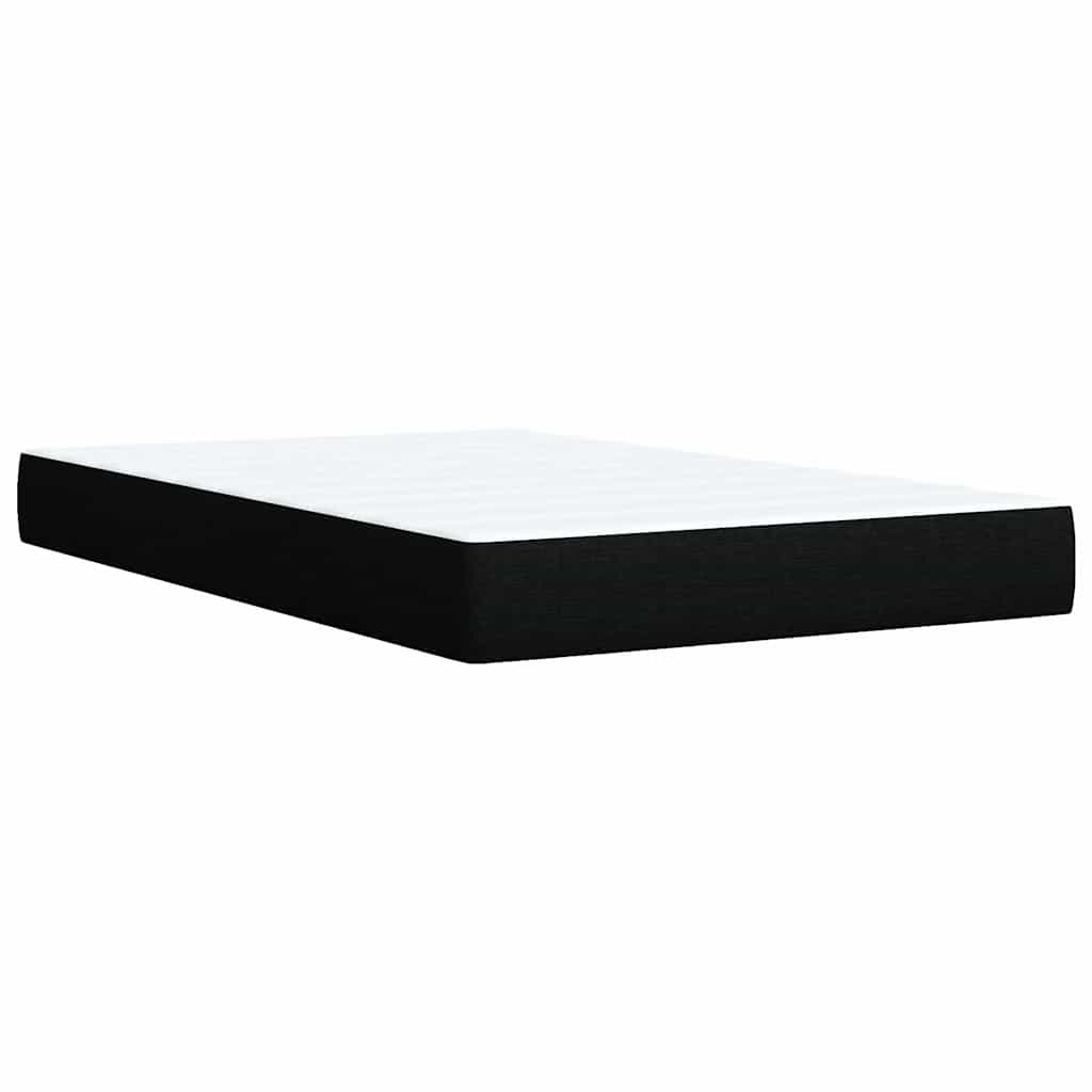 Boxspring met matras stof zwart 120x190 cm is nu te koop bij PeponiXL, paradijselijk wonen!