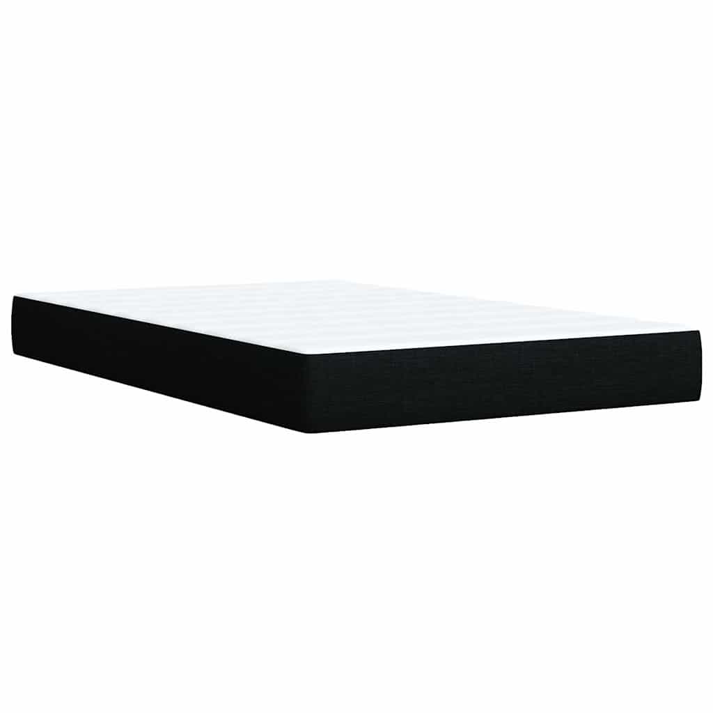 Boxspring met matras stof zwart 120x190 cm is nu te koop bij PeponiXL, paradijselijk wonen!