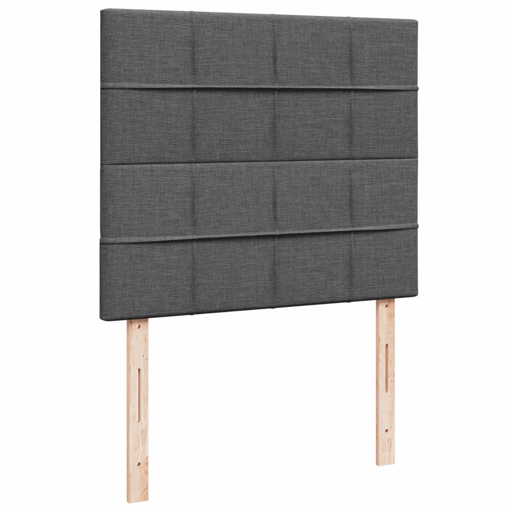 Boxspring met matras stof donkergrijs 120x200 cm is nu te koop bij PeponiXL, paradijselijk wonen!