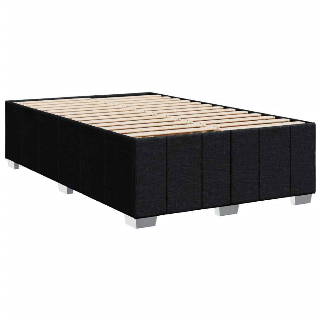 Boxspring met matras stof zwart 120x200 cm is nu te koop bij PeponiXL, paradijselijk wonen!