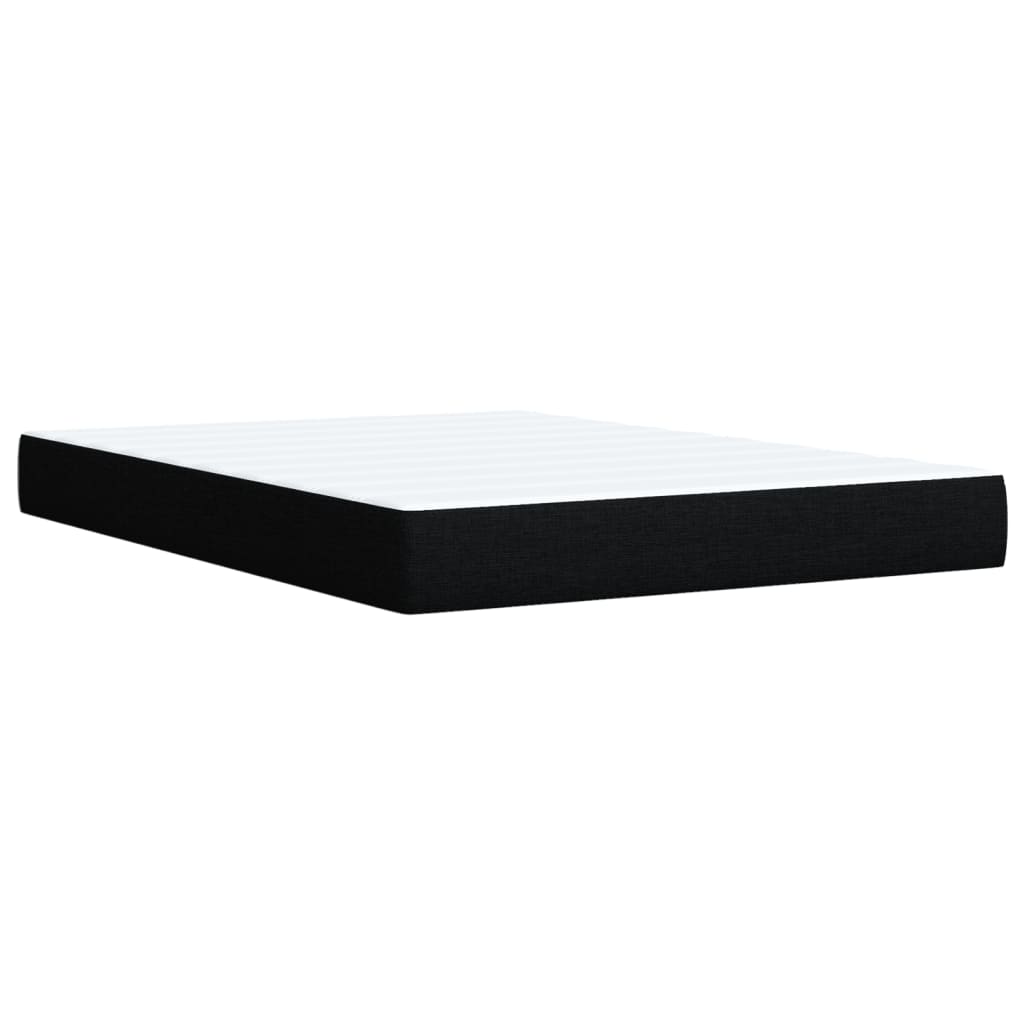 Boxspring met matras stof zwart 160x200 cm is nu te koop bij PeponiXL, paradijselijk wonen!