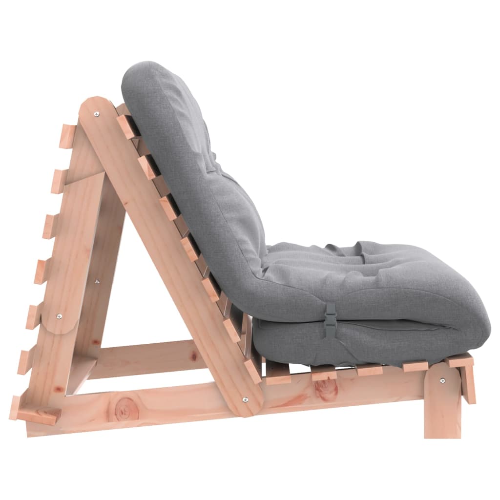 Futon slaapbank met matras 80x206x11 cm massief douglashout is nu te koop bij PeponiXL, paradijselijk wonen!