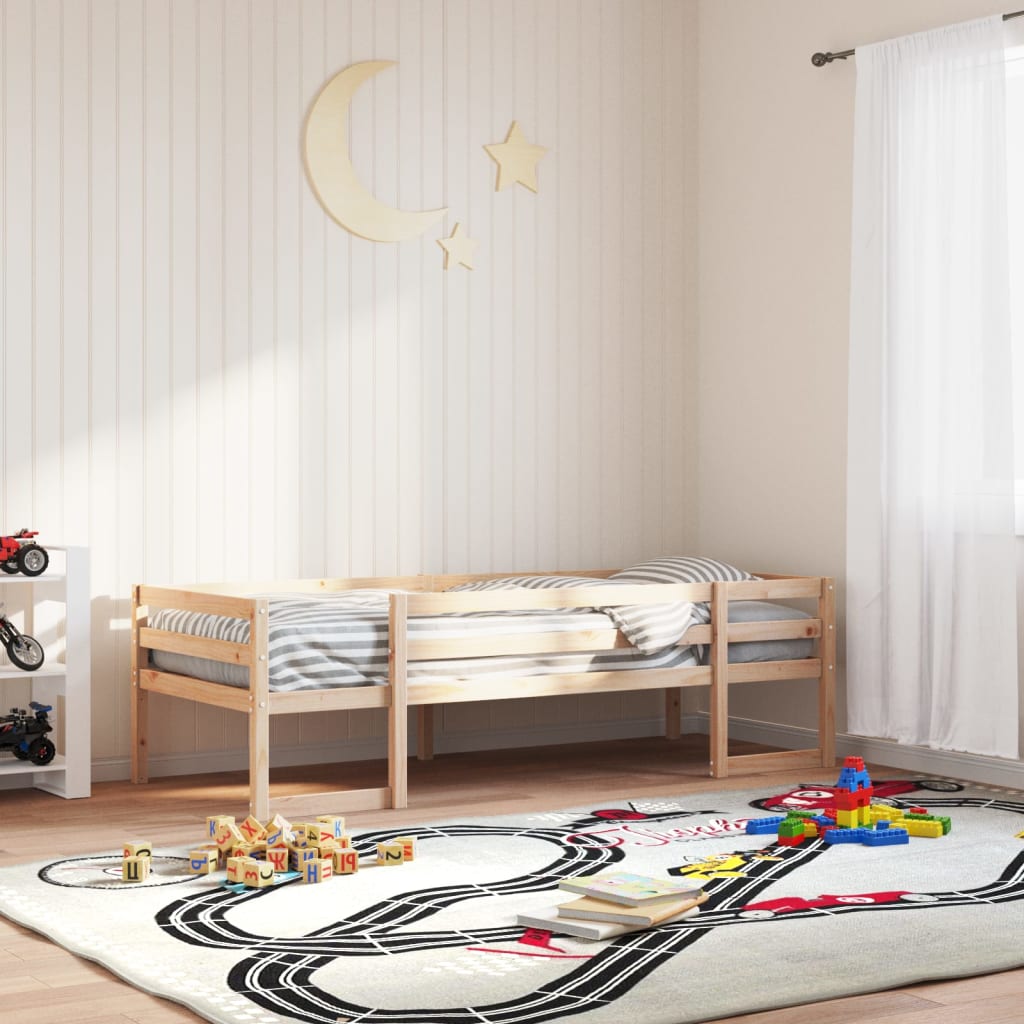 Kinderbedframe massief grenenhout 80x200 cm is nu te koop bij PeponiXL, paradijselijk wonen!