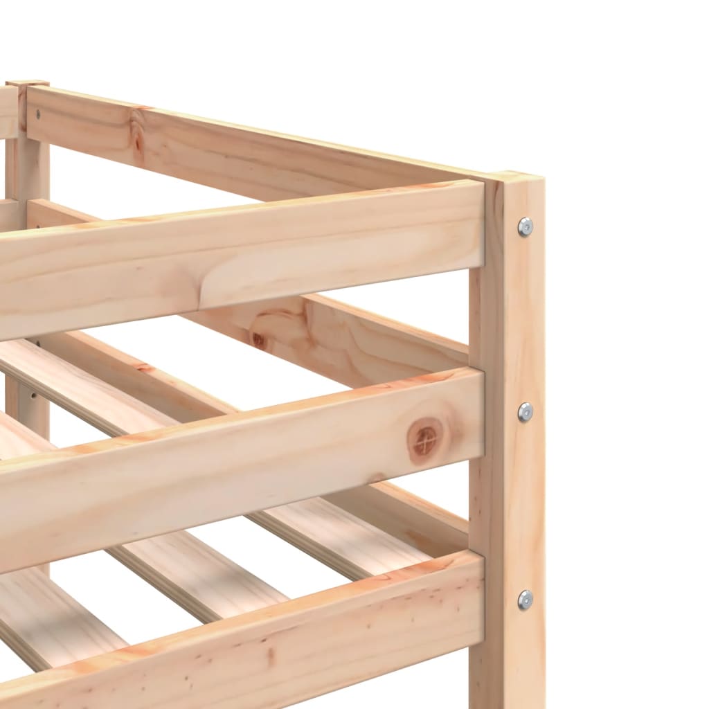 Kinderbedframe massief grenenhout 80x200 cm is nu te koop bij PeponiXL, paradijselijk wonen!