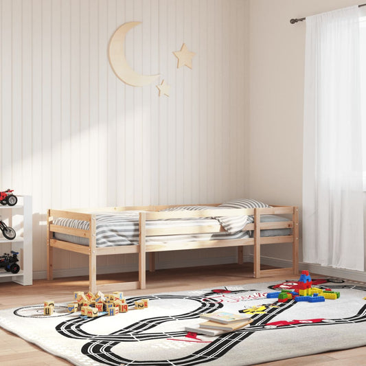 Kinderbedframe massief grenenhout 90x190 cm is nu te koop bij PeponiXL, paradijselijk wonen!