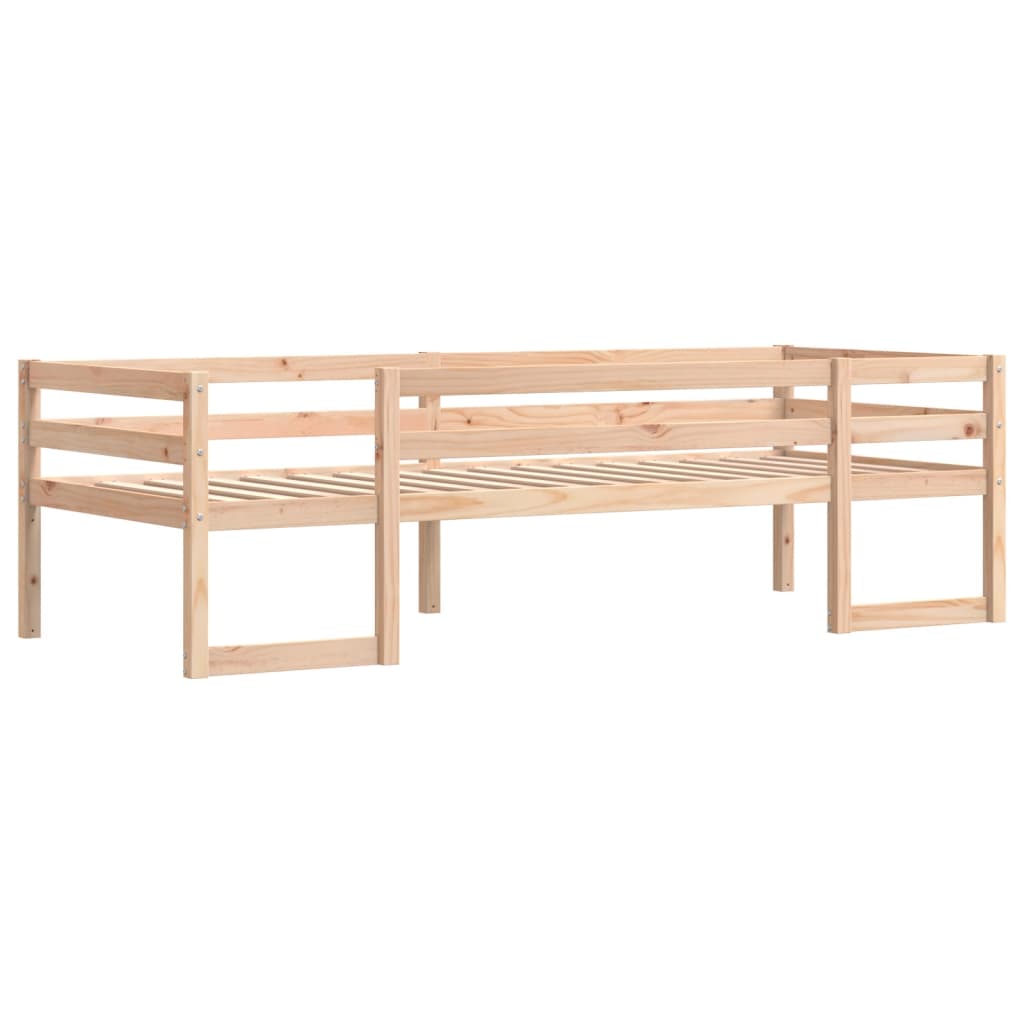 Kinderbedframe massief grenenhout 75x190 cm is nu te koop bij PeponiXL, paradijselijk wonen!