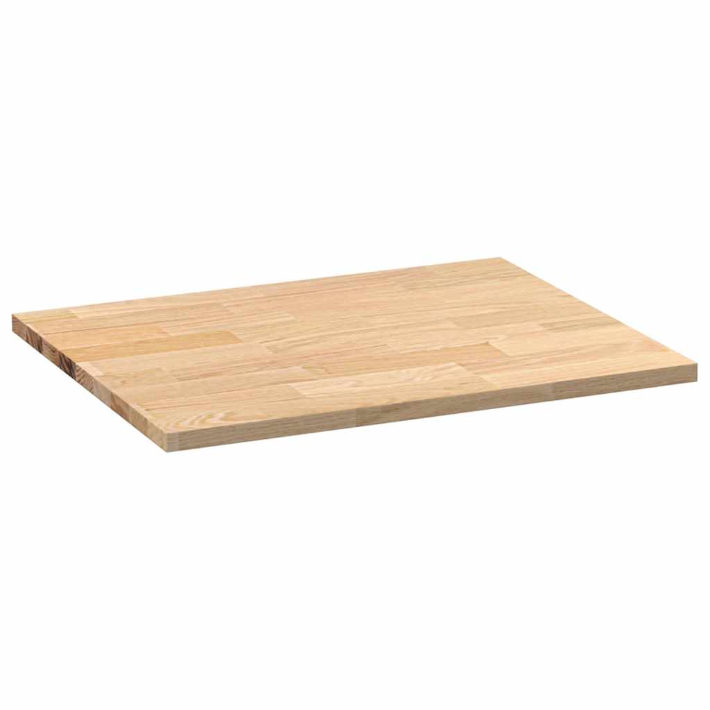 Keuken werkblad rechthoekig 80x63,5x2,7 cm massief eikenhout is nu te koop bij PeponiXL, paradijselijk wonen!